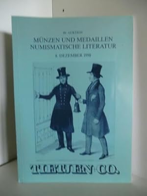 Bild des Verkufers fr Tietjen & Co. 80. Auktion. Mnzen und Medaillen, Numismatische Literatur. 8. Dezember 1998 zum Verkauf von Antiquariat Weber