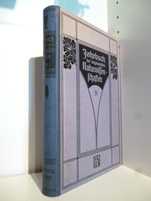 Imagen del vendedor de Jahrbuch der angewandten Naturwissenschaften 1914-1919, dreiundreiigster Jahrgang. Band 33. a la venta por Antiquariat Weber
