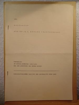 Seller image for Bedeutung des Museums fr unsere Zeit (Ansprache bei einer Wiedererffnung des Klner Kunstgewerbemuseums 22.01.1960). Aus: Festgruss fr Dr. h.c. Eduard Trautscholdt for sale by Antiquariat Weber