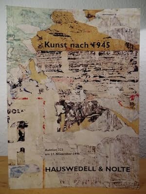 Seller image for Kunst nach 1945. Auktion 323 am 27. November 1996 for sale by Antiquariat Weber