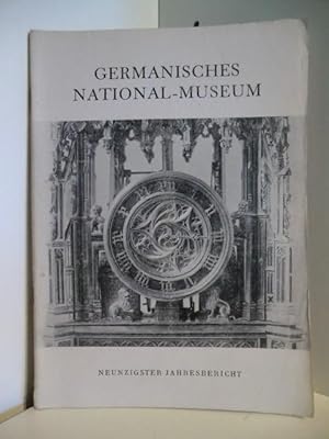 Bild des Verkufers fr Germanisches National-Museum. 90. Jahresbericht zum Verkauf von Antiquariat Weber