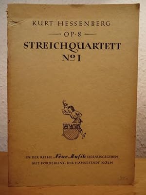 Bild des Verkufers fr Opus 8 Streichquartett No. 1 zum Verkauf von Antiquariat Weber