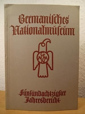 Bild des Verkufers fr Germanisches Nationalmuseum. Fnfundachtzigster (85.) Jahresbericht zum Verkauf von Antiquariat Weber