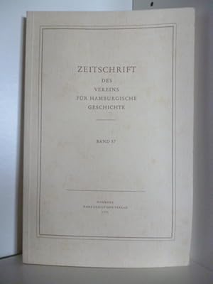 Bild des Verkufers fr Zeitschrift des Vereins fr Hamburgische Geschichte Band 57 zum Verkauf von Antiquariat Weber