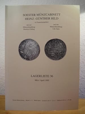 Lagerliste 36, März / April 1995. Deutsche Münzen und Medaillen vom Mittelalter bis 1871, Reichsm...