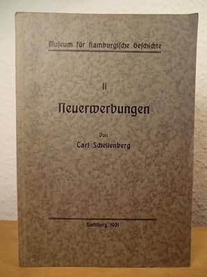 Imagen del vendedor de Museum fr Hamburgische Geschichte. Neuerwerbungen II a la venta por Antiquariat Weber
