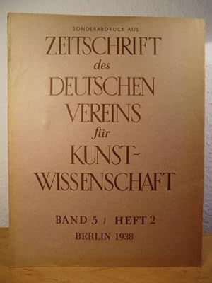 Immagine del venditore per ber ein Weihwasserbecken und die Beschaffenheit des Wiener Porzellans im Jahre 1735. Sonderabdruck aus "Zeitschrift des Deutschen Vereins fr Kunstwissenschaft" Band 5, Heft 2, 1938 venduto da Antiquariat Weber