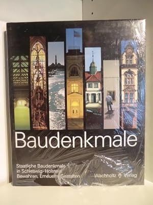 Imagen del vendedor de Baudenkmale. Staatliche Baudenkmale in Schleswig-Holstein. Bewahren, Erneuern, Gestalten (originalverschweites Exemplar) a la venta por Antiquariat Weber