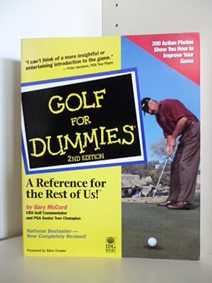 Bild des Verkufers fr Golf for Dummies. 2nd Edition. A Reference for the Rest of us! zum Verkauf von Antiquariat Weber