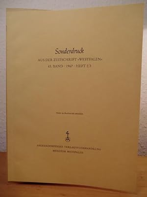 Imagen del vendedor de Die alte Teekanne. Sonderdruck aus der Zeitschrift "Westfalen", 45. Band, 1967, Heft 2/3 a la venta por Antiquariat Weber