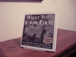 Image du vendeur pour What You Know First mis en vente par Bungalow Books, ABAA