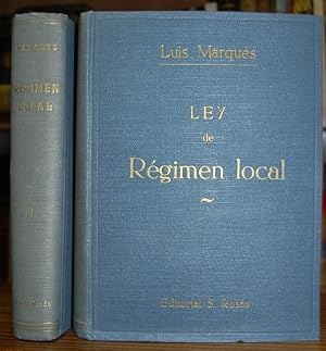 Bild des Verkufers fr LEY DE REGIMEN LOCAL. (16 diciembre 1950). Prlogo de Jos M Pi Suer zum Verkauf von Fbula Libros (Librera Jimnez-Bravo)