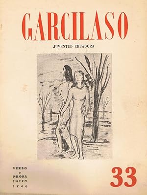 Seller image for GARCILASO. Juventud Creadora. Verso y Prosa. N 33. Enero 1946. for sale by Librera Torren de Rueda