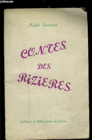 Imagen del vendedor de CONTES DES RIZIERES a la venta por Le-Livre