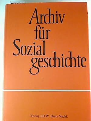 Archiv für Sozialgeschichte. - XXXIV. Bd.(34.) / 1994.