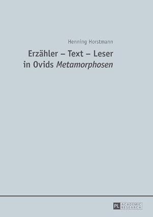 Seller image for Erzhler  Text  Leser in Ovids "Metamorphosen" for sale by AHA-BUCH GmbH