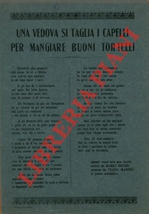 Una vedova si taglia i capelli per mangiare buoni tortelli.