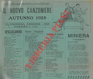 Il nuovo canzoniere. Autunno 1928.