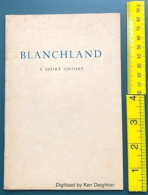 Image du vendeur pour Blanchland A Short History mis en vente par Deightons