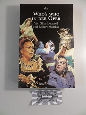 Bild des Verkufers fr Who's who in der Oper. zum Verkauf von Druckwaren Antiquariat