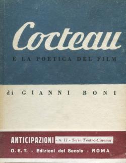 Image du vendeur pour Cocteau e la poetica del film mis en vente par Ardengo Studio Bibliografico
