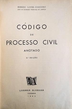 CÓDIGO DE PROCESSO CIVIL ANOTADO.