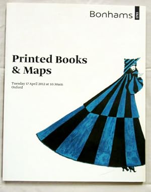Printed Books & Maps Tuesday 17 April 2012 Oxford
