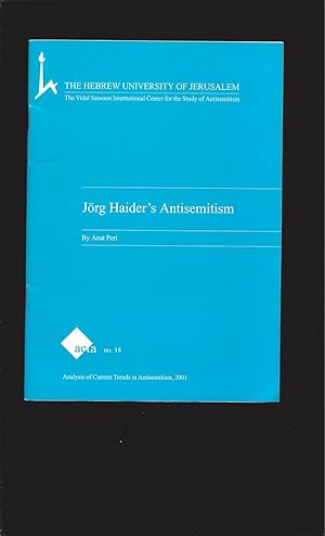 Jorg Haider's Antisemitism