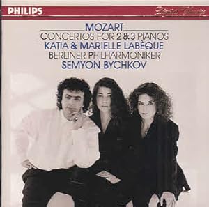 Mozart : Concertos for 2 & 3 Pianos Katia & Marielle Labeque, Berliner Philharmoniker, Semyon Byc...