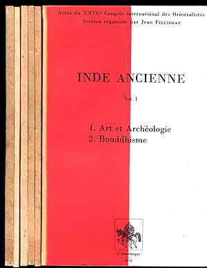 Inde ancienne, I/VI. [Actes du XXIXe congrès international des orientalistes, Paris 1973]