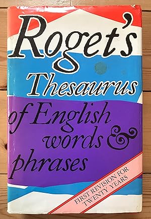 Roget's Thesaurus of English Words and Phrases