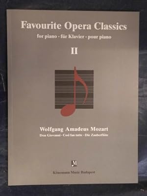 Immagine del venditore per Favourite Opera Classics - for piano - fr Klavier - pour piano - II: Wolfgang Amadeus Mozart venduto da Buchantiquariat Uwe Sticht, Einzelunter.