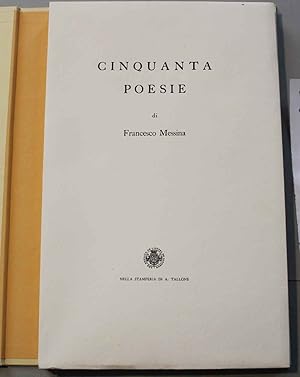 Cinquanta poesie di Francesco Messina