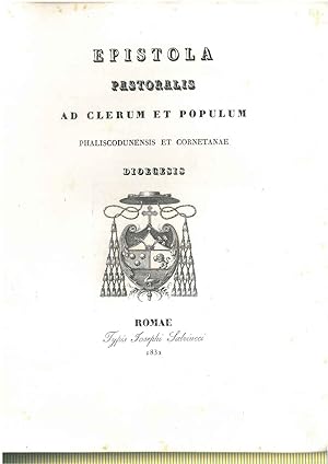 Epistola pastoralis ad clerum et populum phaliscodunensis et cornetanae