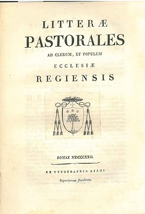 Litterae pastorales ad clerum, et populum ecclesiae regiensis
