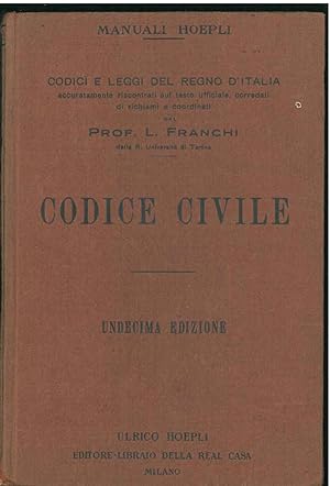 Codice civile, undecima edizione