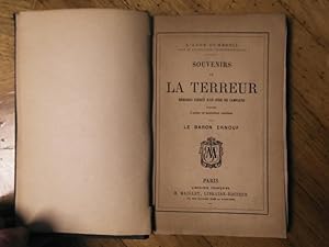 Souvenirs de la Terreur. Memoires Inèdits D?un Curé De Campagne.