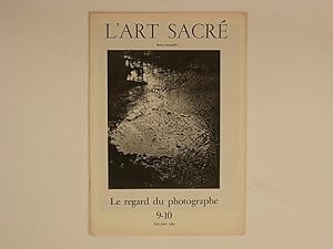 Seller image for L'Art Sacr 9-10 Mai-Juin 1963 Le regard du photographe for sale by A Balzac A Rodin