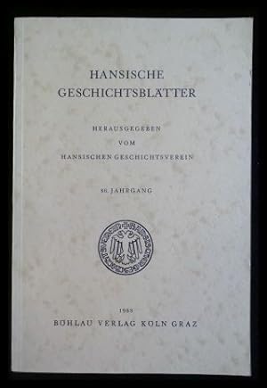 Bild des Verkufers fr Hansische Geschichtsbltter. 86. Jahrgang 1968 zum Verkauf von ANTIQUARIAT Franke BRUDDENBOOKS