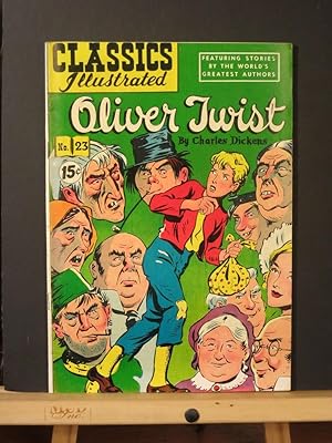 Image du vendeur pour Oliver Twist, Classics Illustrated #23 mis en vente par Tree Frog Fine Books and Graphic Arts