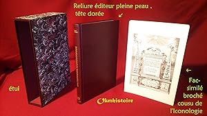 Bild des Verkufers fr Dictionnaire iconologique : Les allgories et les symboles de Cesare Ripa et Jean Baudoin ------- 2 Volumes - VERSION LUXE sous tui pleine peau -- [ Limit  700 ex numrots ] zum Verkauf von Okmhistoire