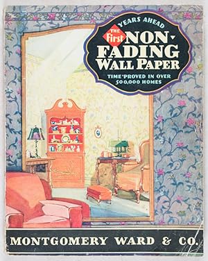 Bild des Verkufers fr Non-Fading Wall Papers for 1929 [WITH 90 VINTAGE WALLPAPER SAMPLES] zum Verkauf von ERIC CHAIM KLINE, BOOKSELLER (ABAA ILAB)