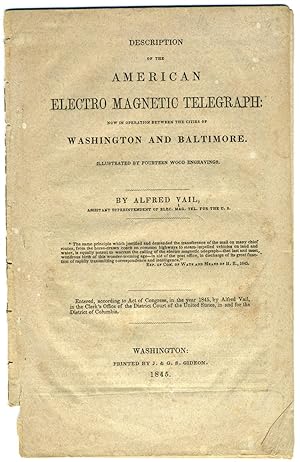Description of the American Electro Magnetic Telegraph : Now in Operation between the Cities of W...