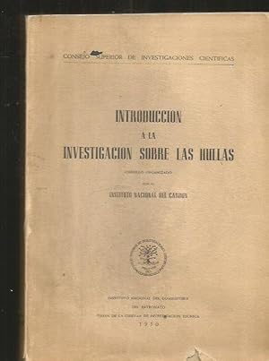 CURSILLO DE INTRODUCCION A LA INVESTIGACION SOBRE LAS HULLAS