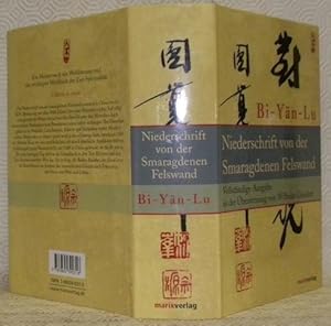 Bild des Verkufers fr Meister Yuan-wu's Niederschrift von der Smaragdenen Felswand. Ubersetzt und erlautert von Wilhelm Gundert. 3 Banden in eines. zum Verkauf von Bouquinerie du Varis