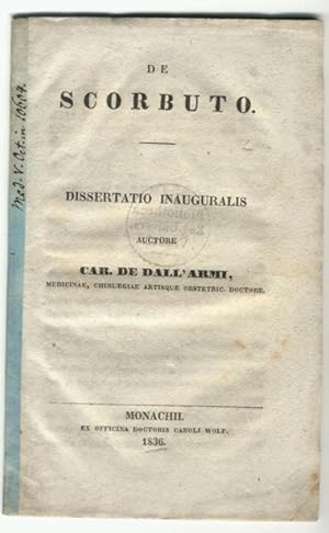 De Scorbuto. Dissertatio Inauguralis.