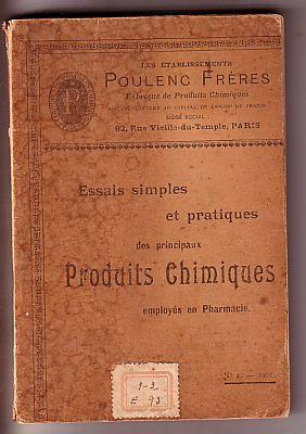 Seller image for Essais simples et pratiques des principaux produits chimiques employs en Pharmacie for sale by Biblioteca de Babel