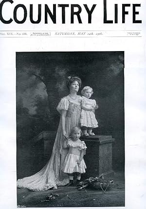 Seller image for COUNTRY LIFE ILLUSTRATED, VOL. XIX, N 488, MAY 1906 (Contents: Our Portrait Illustration: The Countess Beauchamp and her Sons. Mr. Rider Haggard's Lament. Country Notes. Spring Beauty of Bruit Trees. The Dartmoor Pony. (Illustrated). Bench-ends from.) for sale by Le-Livre