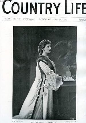 Seller image for COUNTRY LIFE ILLUSTRATED, VOL. XXI, N 537, APRIL 1907 (Contents: Our Portrait Illustration: Mrs. Sacheverell-Bateman. England's Heritage. Country Notes. The Delaying English Spring. (Illustrated). A Leaf in Kew Gardens. The Source of London.) for sale by Le-Livre