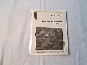 Seller image for Quelques Souvenances Valoises. Chroniques Rgionales de la Socit d'histoire des Six Cantons. for sale by Doucet, Libraire/Bookseller
